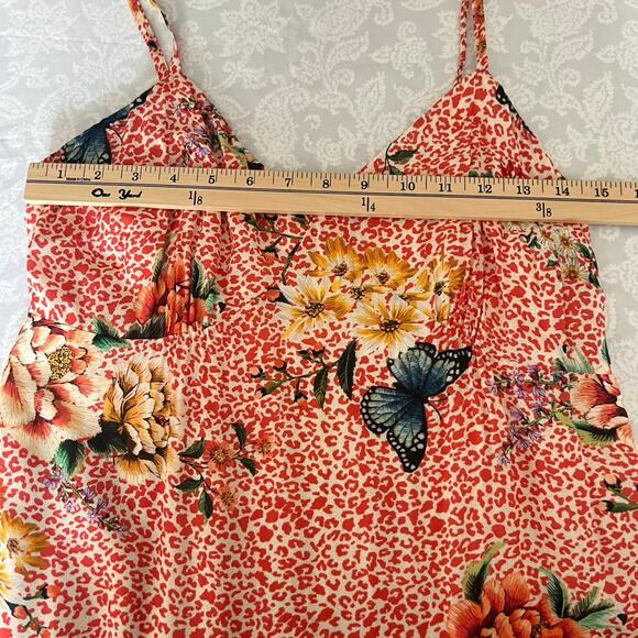 Farm Rio For Anthropologie Verbena Tiered Floral Midi Summer Dress Size S - Picture 9 of 12